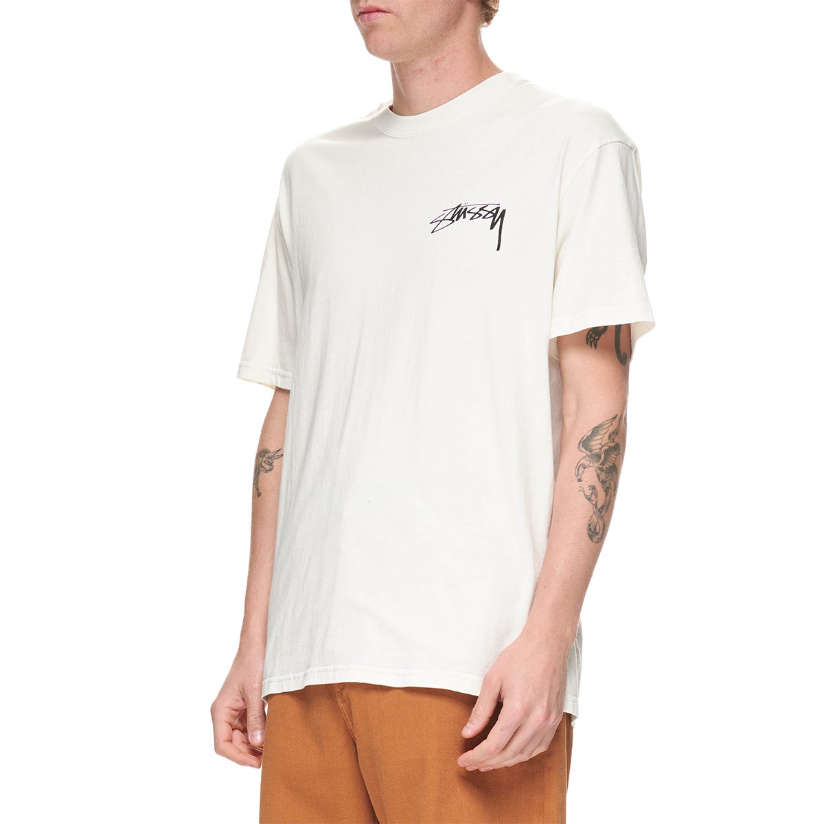 Stussy white discount t shirt