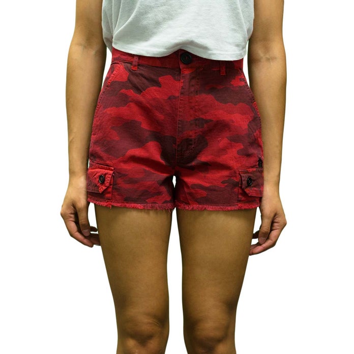 Stussy Camo Short in Red Camo