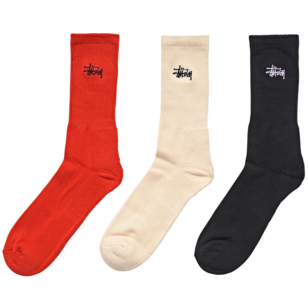 Stussy Mens Graffiti Sock 3 Pack in Multi | Boardertown Stussy Mens Graffiti Sock 3 Pack in Multi | Boardertown