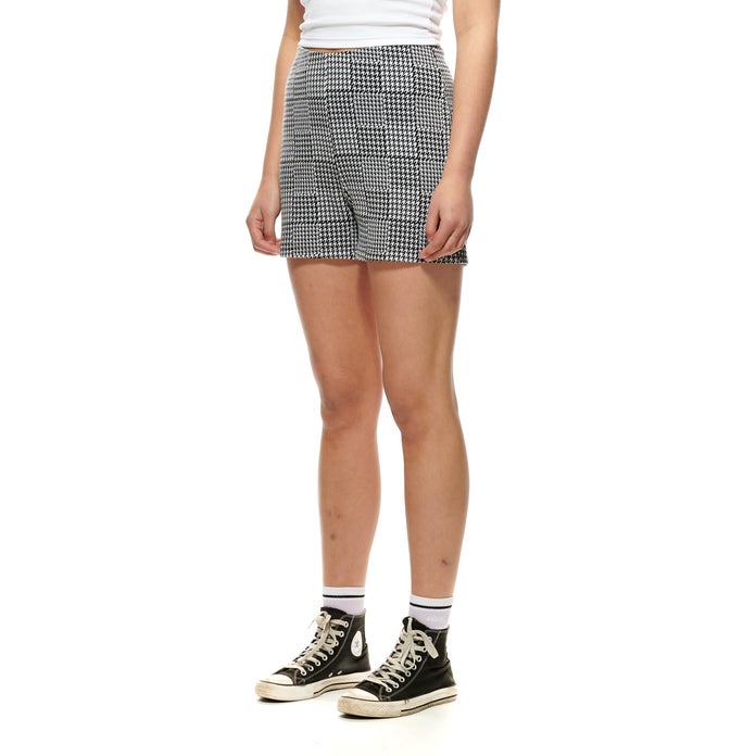 Stussy Montrose Knitted Check Short in Black Check