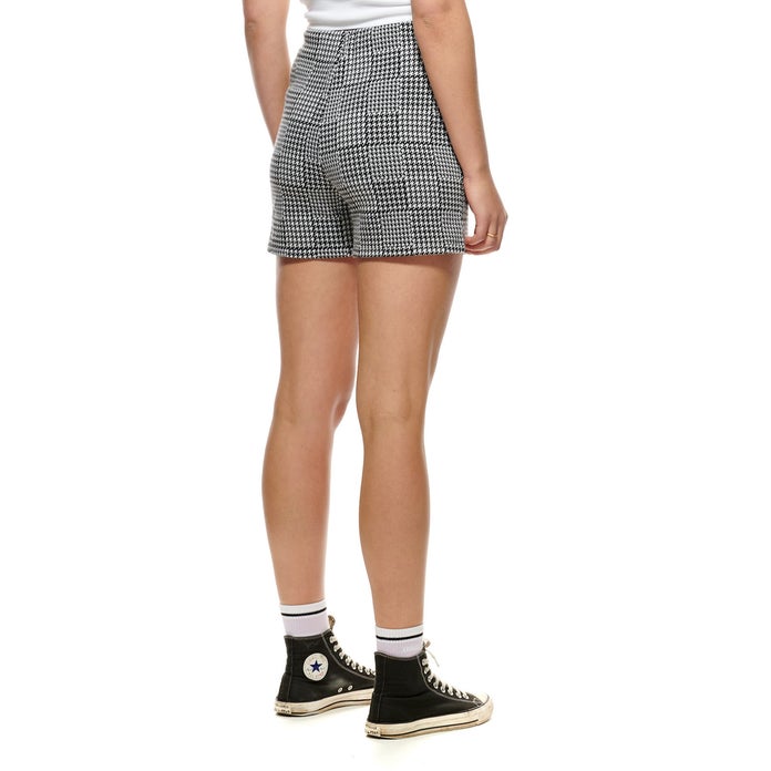 Stussy Montrose Knitted Check Short in Black Check