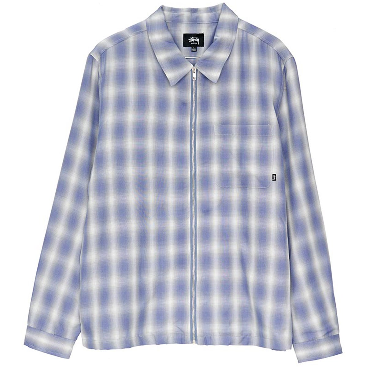 Stussy(ステューシー) Shadow Plaid Zip Shirt