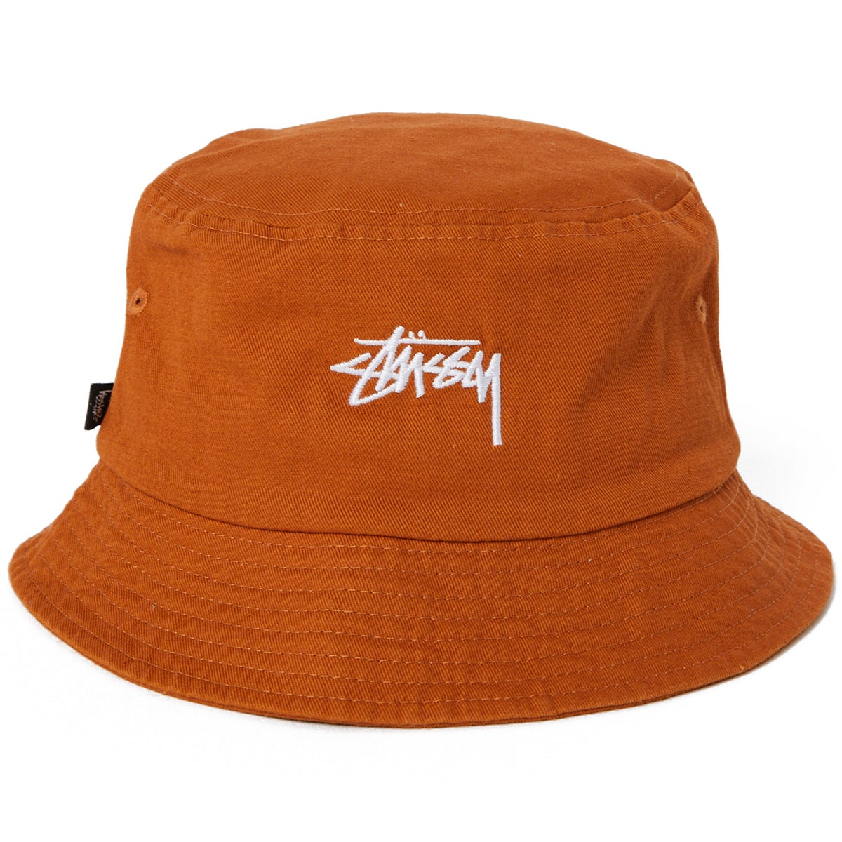 Stussy Stock Bucket Hat in Brown Boardertown