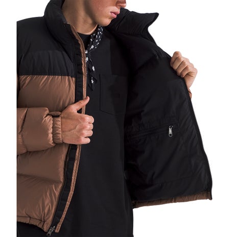 The North Face 1996 Retro Nuptse Jacket in Latte/TNF Black