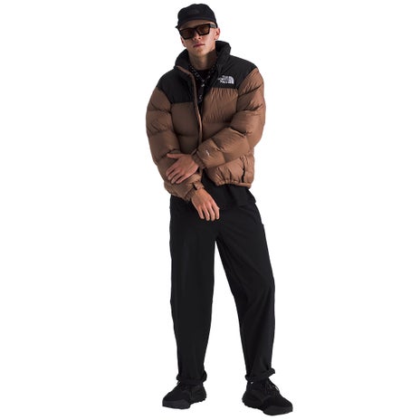 The North Face 1996 Retro Nuptse Jacket in Latte/TNF Black