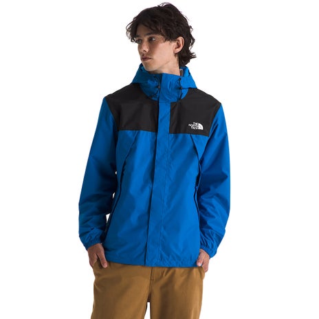 The North Face Antora Jacket in Hero Blue/TNF Black