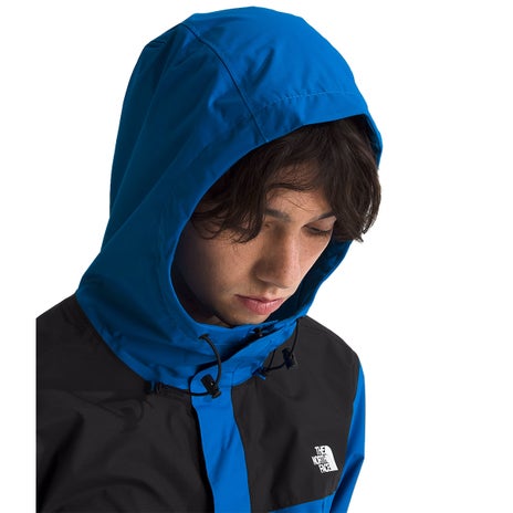 The North Face Antora Jacket in Hero Blue/TNF Black