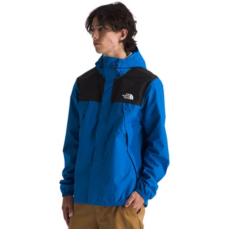 The North Face Antora Jacket in Hero Blue/TNF Black