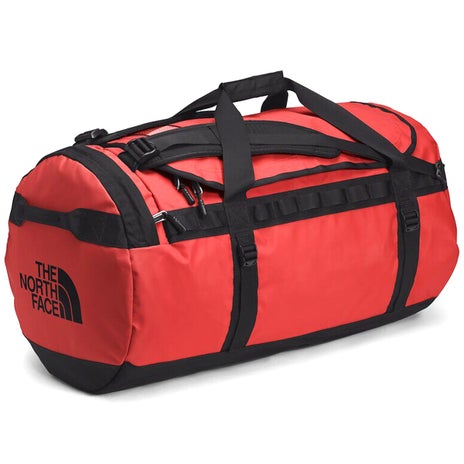 The North Face Base Camp Duffel L in Red/Black