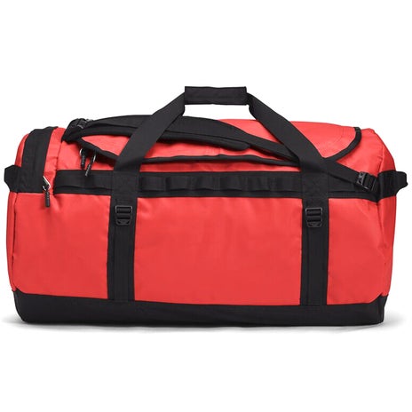 The North Face Base Camp Duffel L in Red/Black