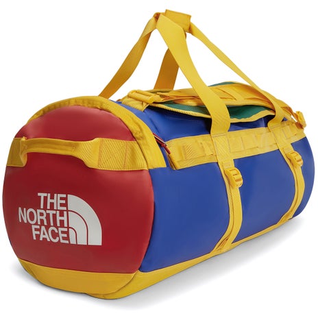 The North Face Base Camp Duffel M in TNF Blue/TNF Red/Summit Gold
