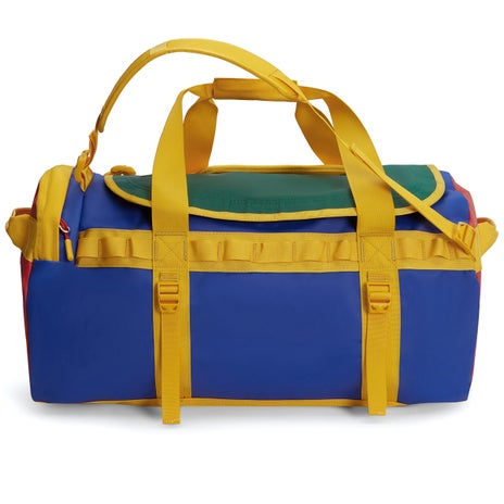 The North Face Base Camp Duffel M in TNF Blue/TNF Red/Summit Gold