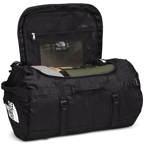 The North Face Base Camp Duffel S in Black/White