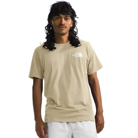 The North Face Box NSE Tee in Gravel/Black
