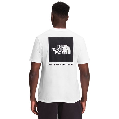 The North Face Box NSE Tee in White/Black