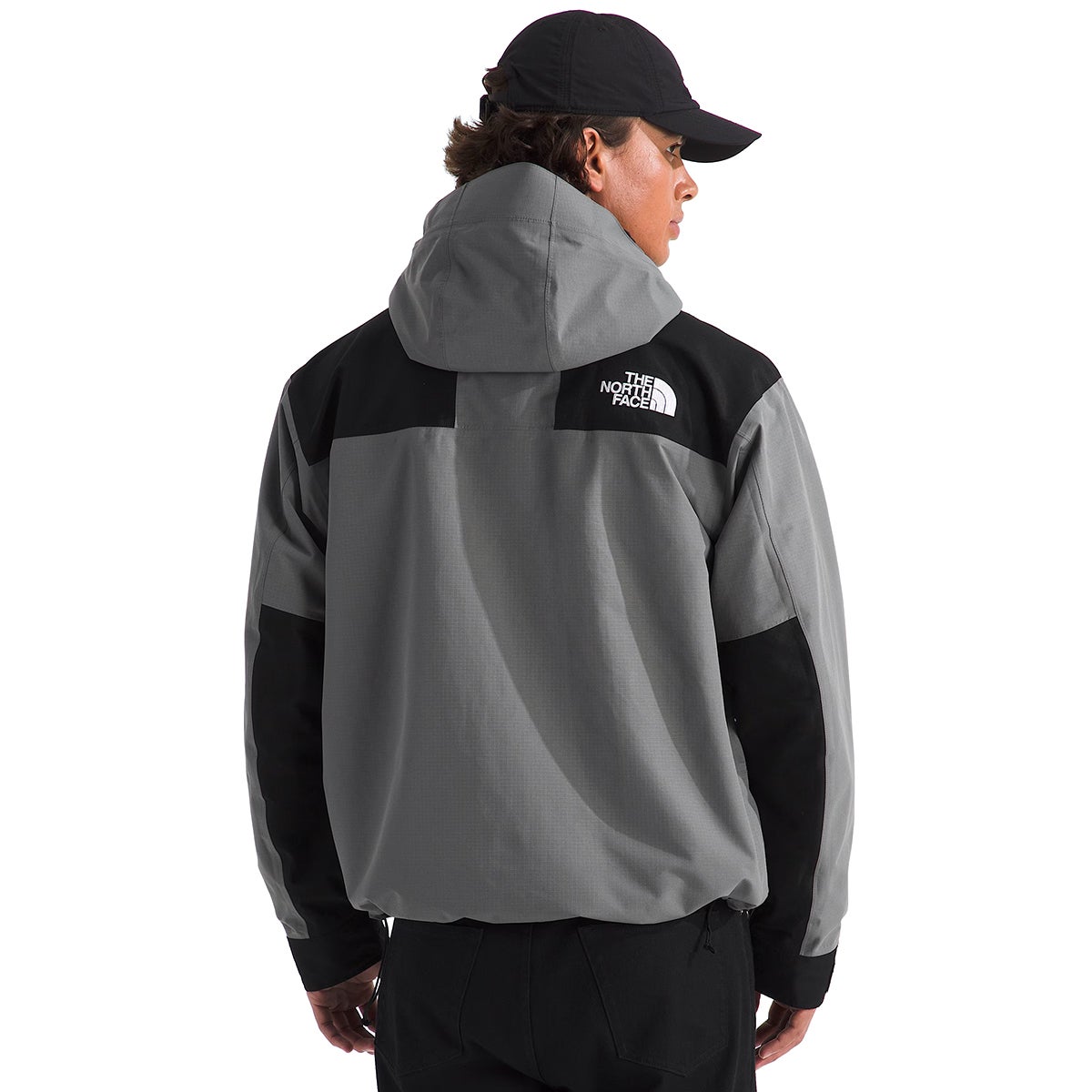 The North Face Mono Mountain Jacket in Smoked Pearl/TNF Black