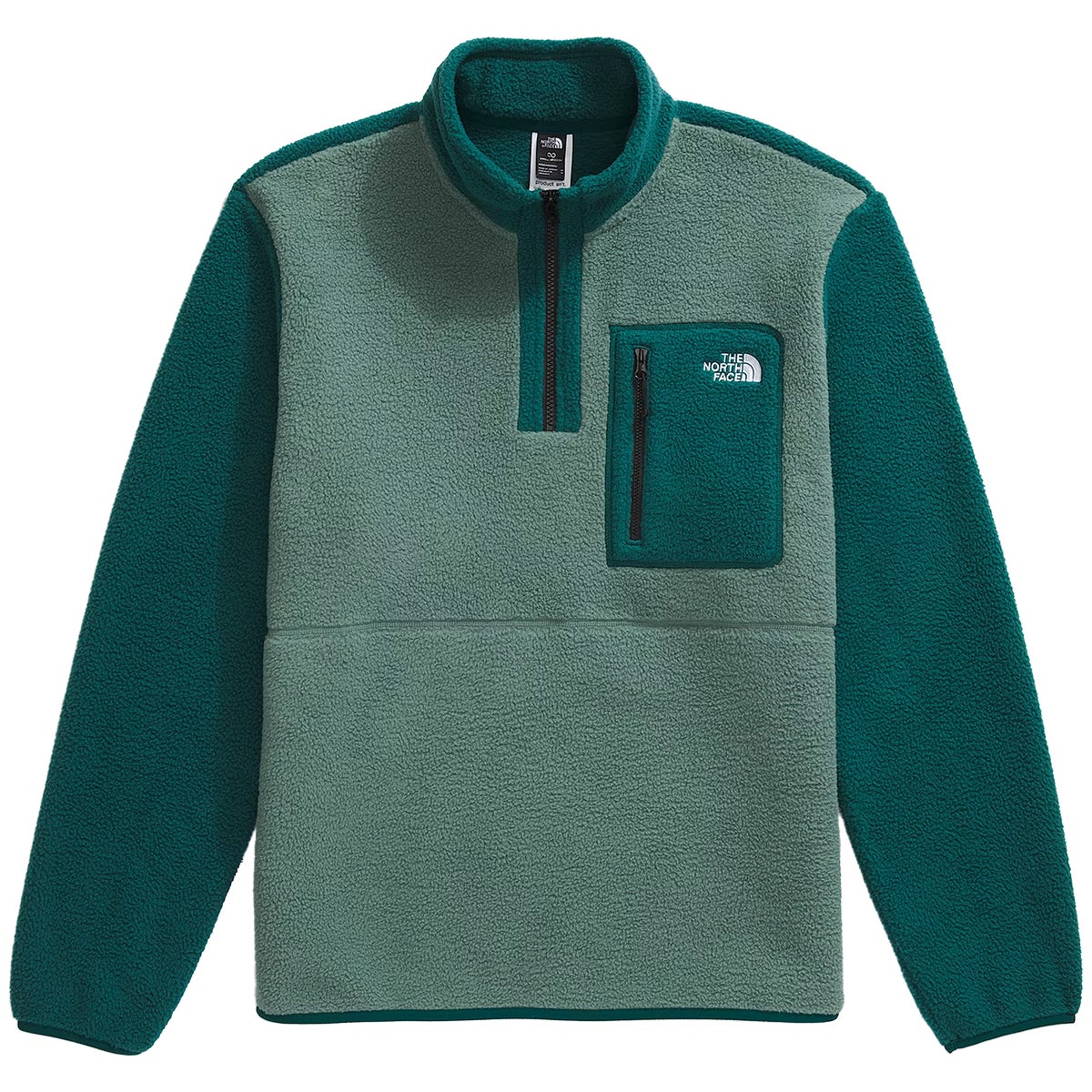 The North Face Yumiori Quarter Zip Jacket in Duck Green/Deep