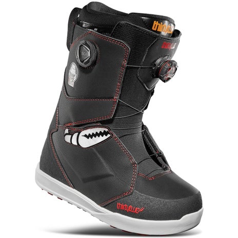 Thirty Two Lashed Double Boa Crab Grab Snowboard Boots in Black/White/Red