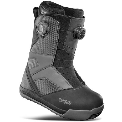 Thirty Two STW Double Boa Snowboard Boots in Black/Charcoal