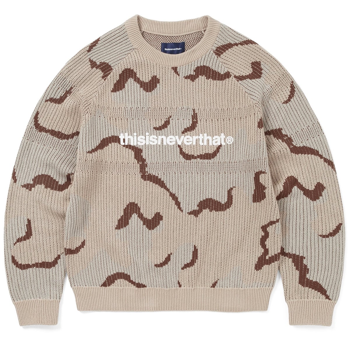 thisisneverthat T-Logo Knit Sweater in Camo | Boardertown