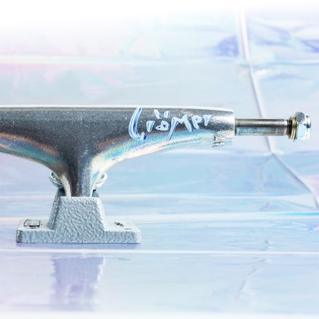 Thunder Brad Cromer Behavior Pro Skateboard Trucks in Polished/Grey