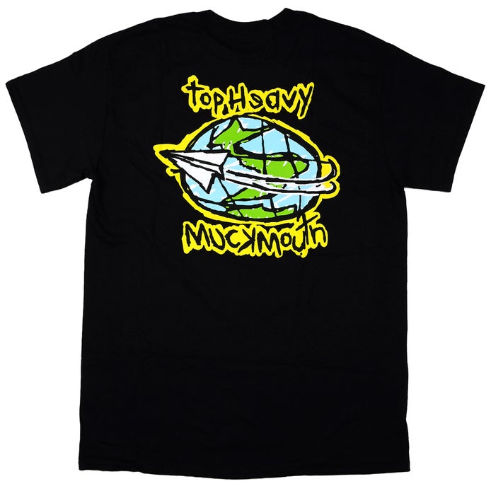 Top Heavy Muckmouth Tee in Black