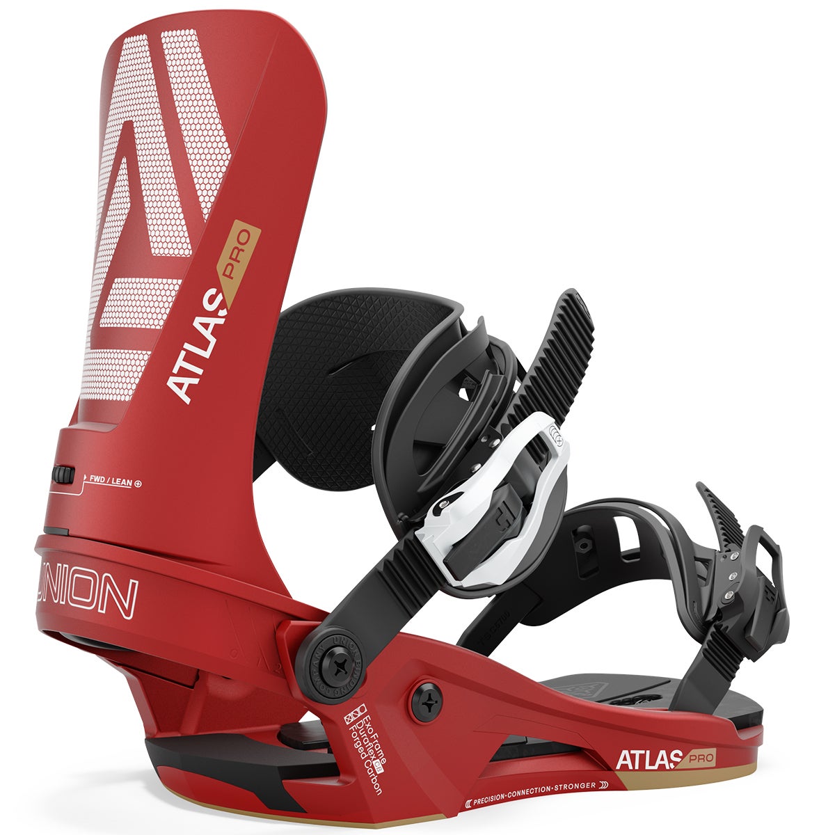 Union Atlas Pro Snowboard Bindings in Metallic Red | Boardertown Union Atlas Pro Snowboard Bindings in Metallic Red | Boardertown