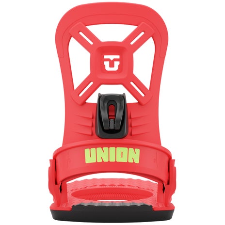 Union Cadet Mini Snowboard Bindings in Red