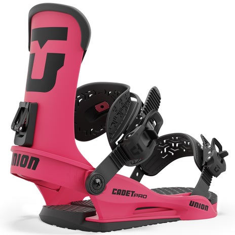 Union Cadet Pro Snowboard Bindings in Magenta