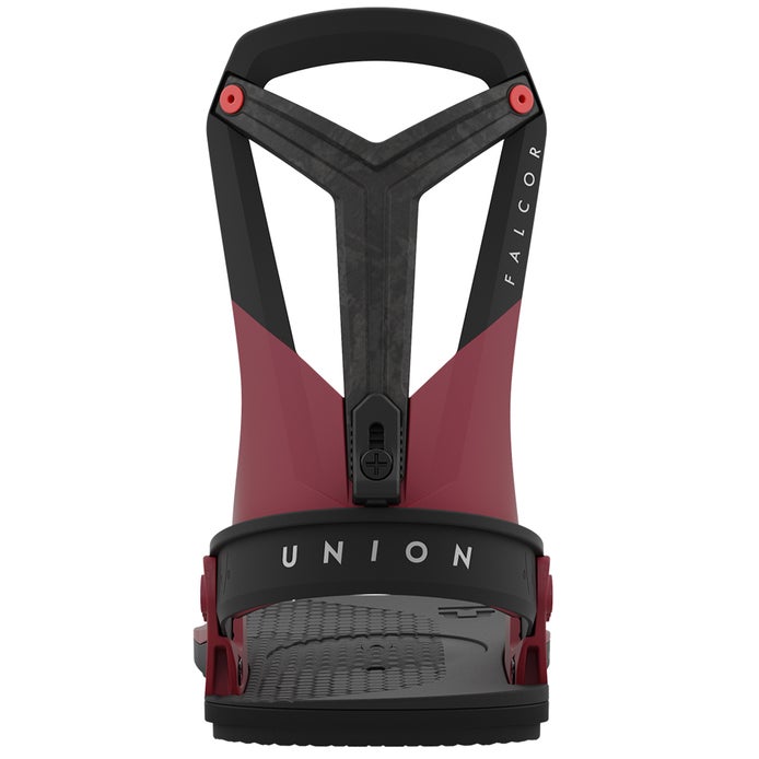 Union Falcor Snowboard Bindings in Red