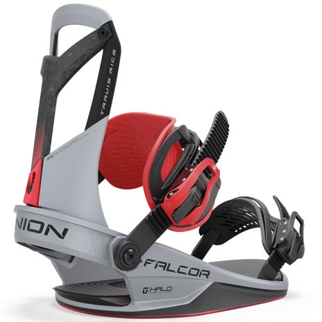 Union Falcor Snowboard Bindings in Silver
