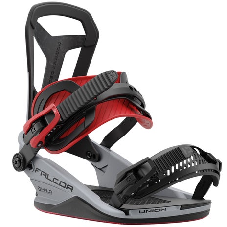 Union Falcor Snowboard Bindings in Silver