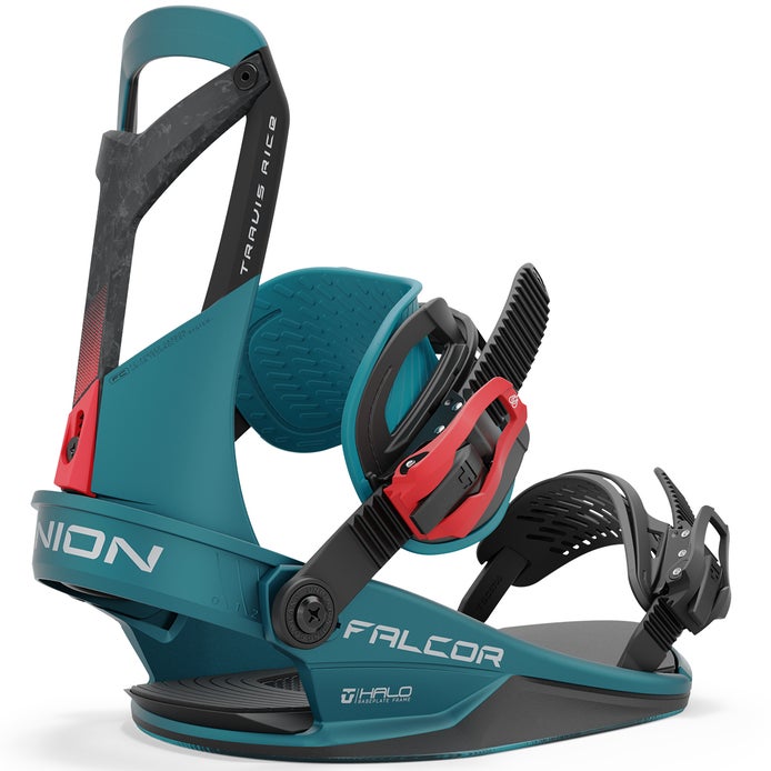 Union Falcor Snowboard Bindings in Teal