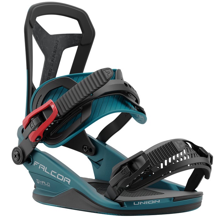 Union Falcor Snowboard Bindings in Teal