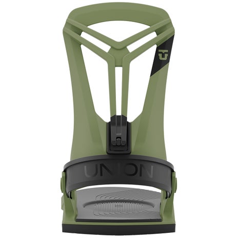 Union Flite Pro Snowboard Bindings in Olive Green