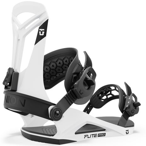 Union Flite Pro Snowboard Bindings in White