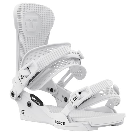 Union Force Classic Team Logo Snowboard Bindings in White