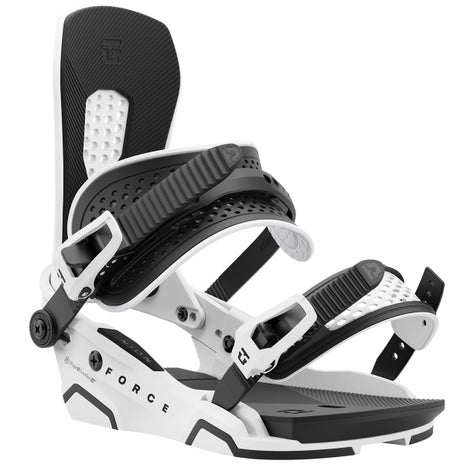 Union Force Snowboard Bindings in White