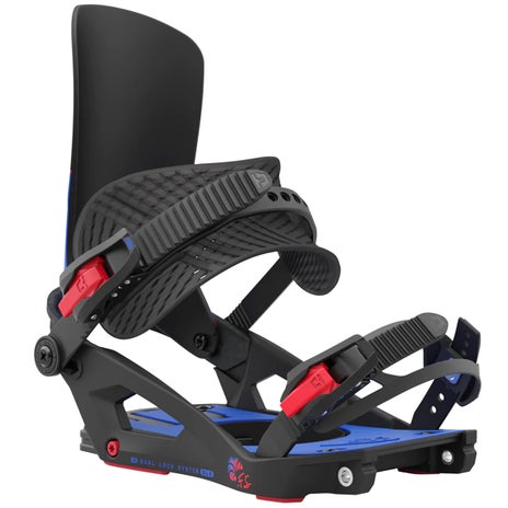 Union Forrest Shearer Charger Splitboard Bindings in Blue Flames