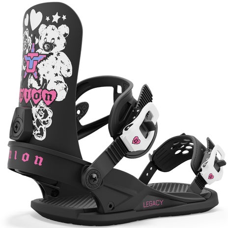 Union Legacy Snowboard Bindings in Jib Gurl
