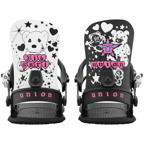 Union Legacy Snowboard Bindings in Jib Gurl