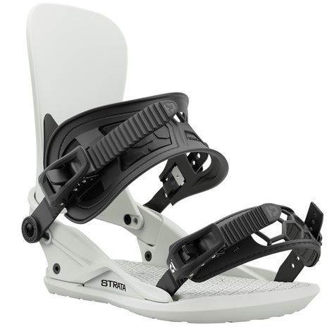 Union Strata Snowboard Bindings in Bone White