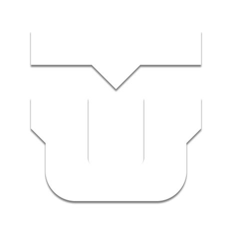 Union Vinyl Die-Cut Sticker in White