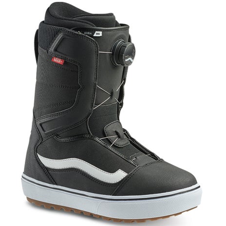 Vans Aura OG Snowboard Boots in Black/White