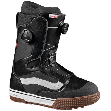 Vans Aura Pro Snowboard Boots in Black/White