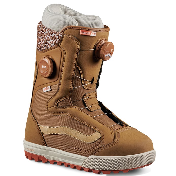 Vans Encore Pro Womens Snowboard Boots in Brown/Multi Boardertown