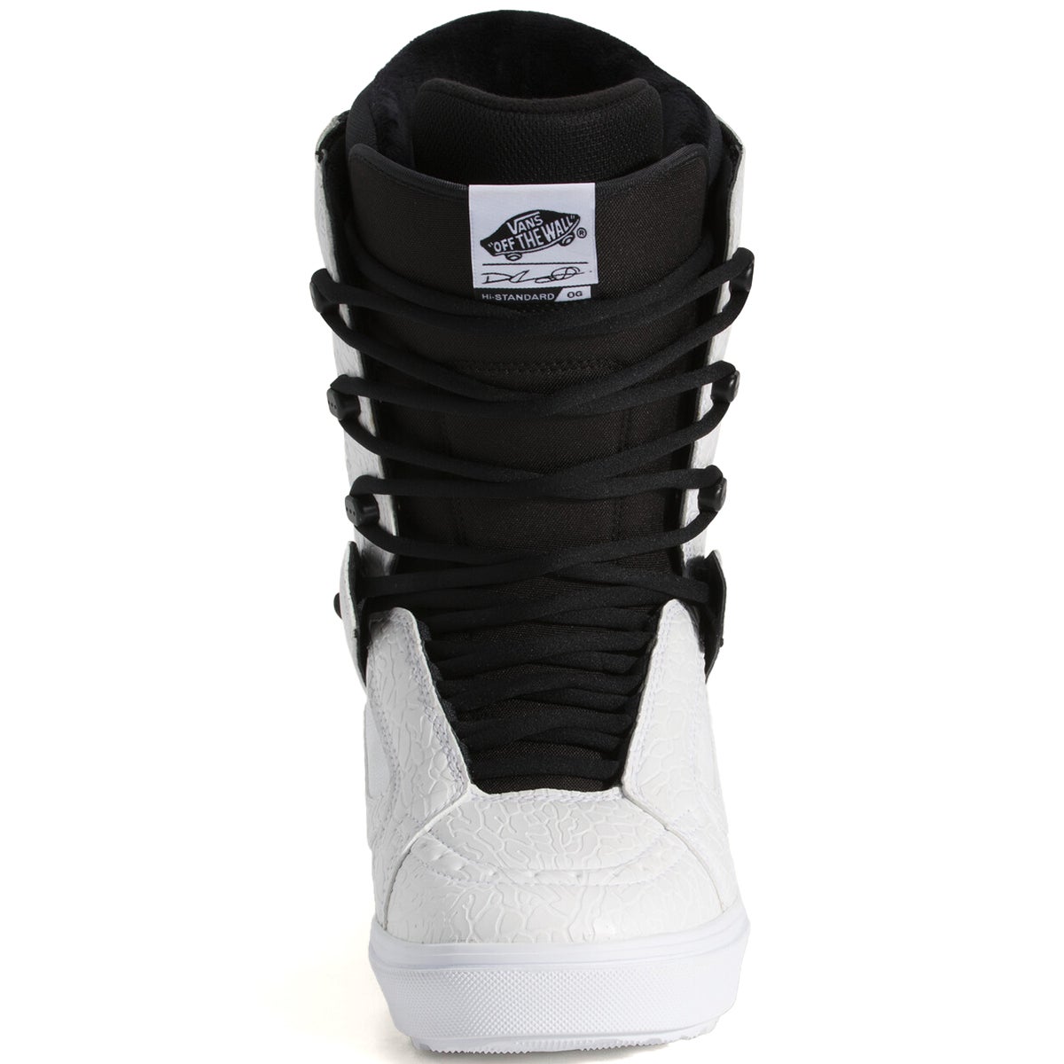 Vans Hi-Standard OG Snowboard Boots in Dillon Ojo White | Boardertown
