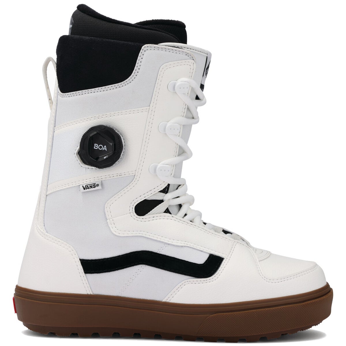 Vans Invado OG Snowboard Boots in White/Gum | Boardertown