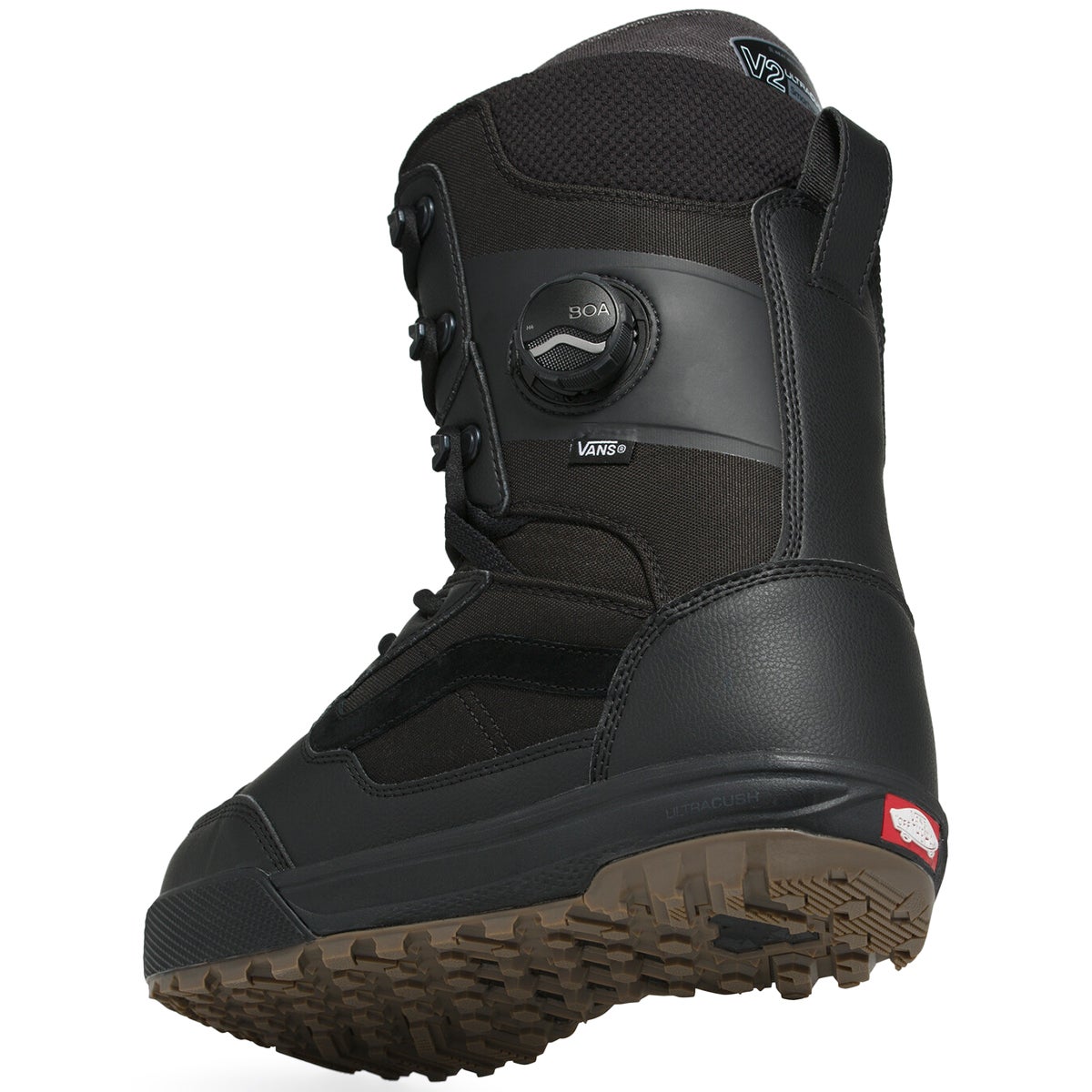 Vans Invado Pro Snowboard Boots in Black/Gum | Boardertown JP