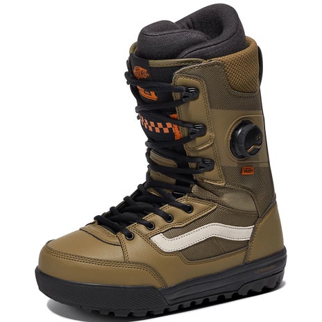 Vans Invado Pro Snowboard Boots in Black/Olive